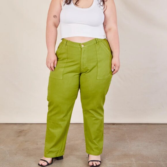 Big Bud Press Olive Work Pants Sz 1X - Picture 4 of 4